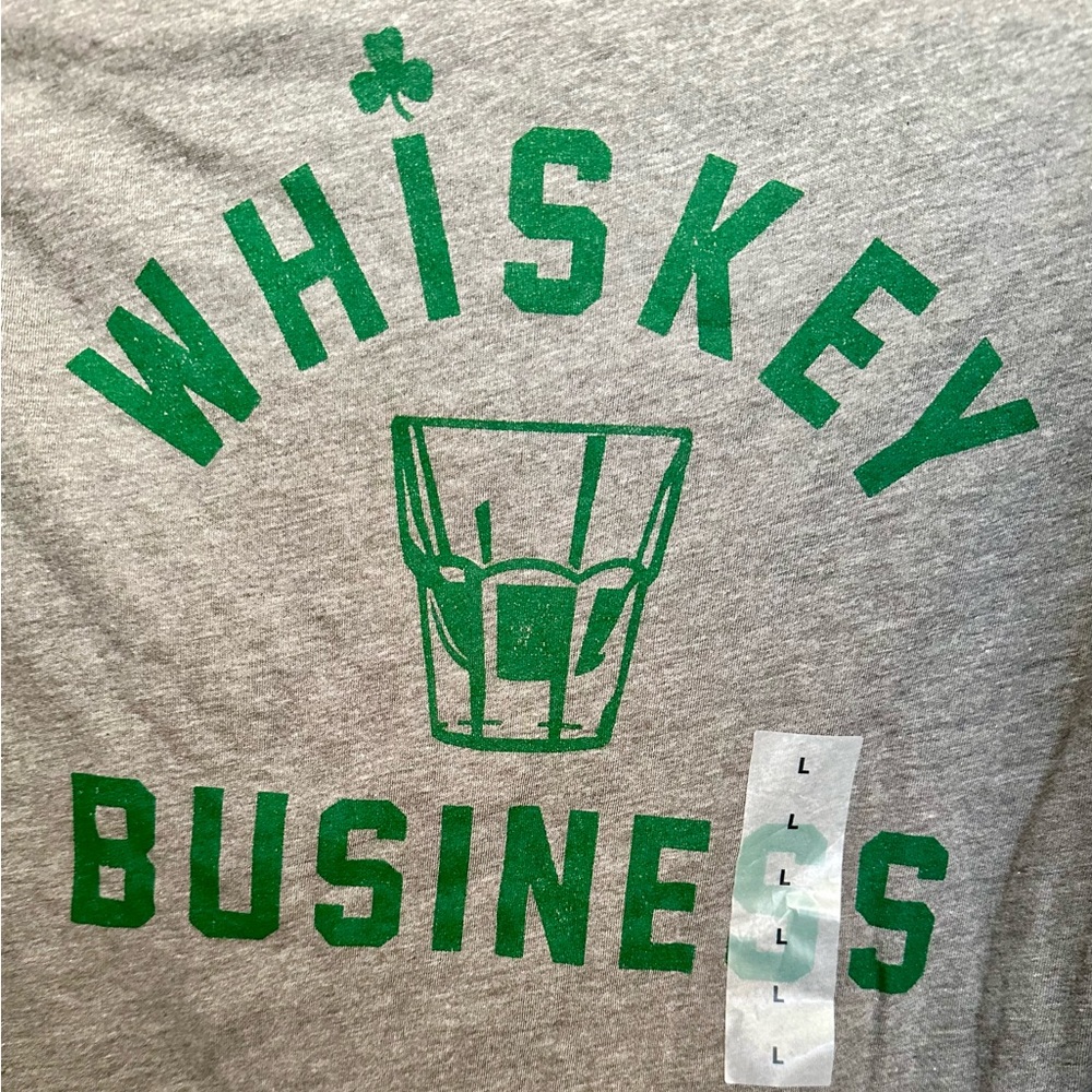 Whiskey Business T-Shirt Short Sleeve Men’s Size Large